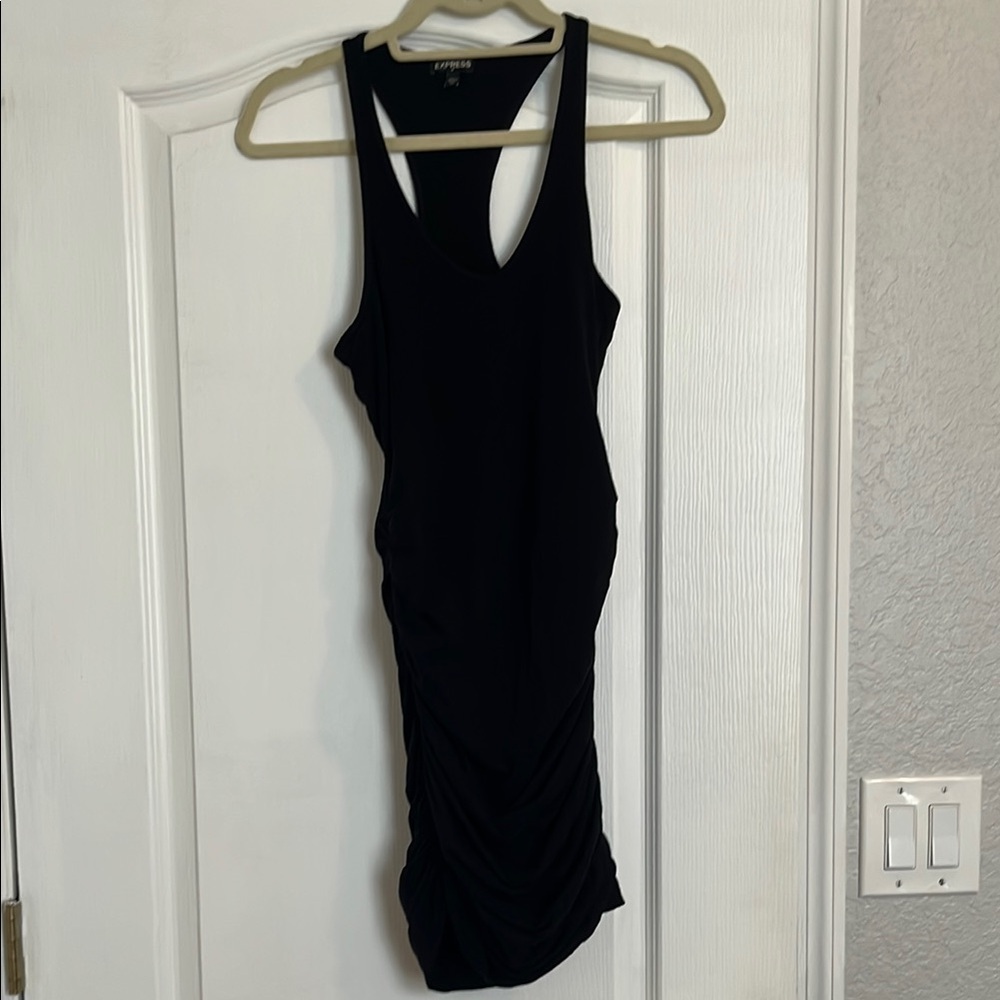 Express Black Midi Dress